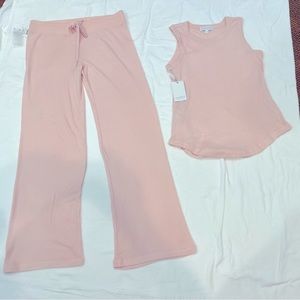 PJ SALVAGE PAJAMA SET, SIZE SMALL,